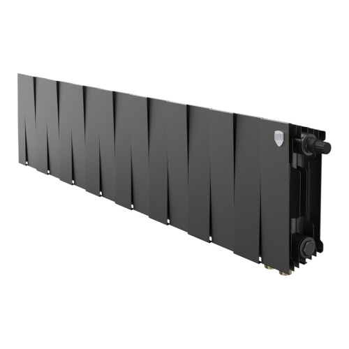 Биметаллический радиатор отопления Royal Thermo PianoForte 200 VDR80 Noir Sable 18 секций