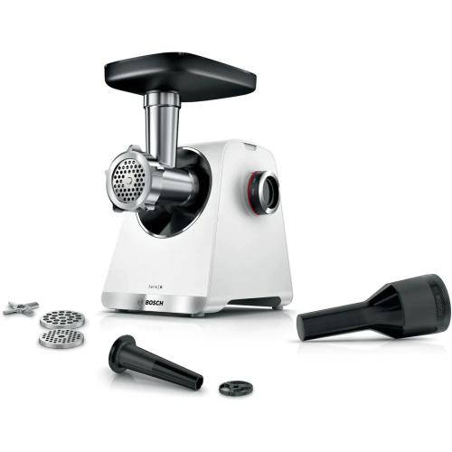 Мясорубка Bosch MFWS609W белый/черный