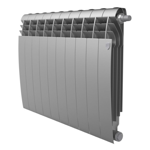 Биметаллический радиатор отопления Royal Thermo BiLiner 500 Silver Satin VR80 10 секций