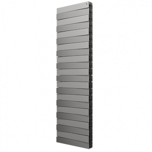 Биметаллический Вертикальный радиатор Royal Thermo Piano Forte Tower Silver Satin 18 Секций