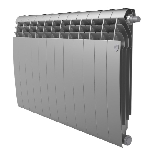 Биметаллический радиатор отопления Royal Thermo BiLiner 500 Silver Satin VR80 12 секций