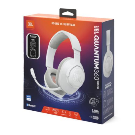 Беспроводные наушники JBL Quantum 360 белый