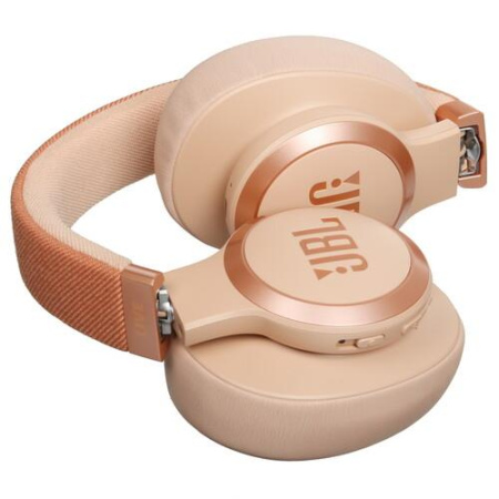 Беспроводные/проводные наушники JBL Live 770NC бежевый