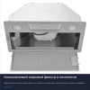 Вытяжка полновстраиваемая ZUGEL ZHI522X серебристый