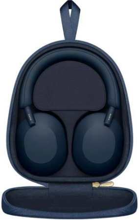 Беспроводные/проводные наушники Sony WH-1000XM5 синий