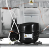 Холодильник с морозильником Бирюса C960NF серебристый