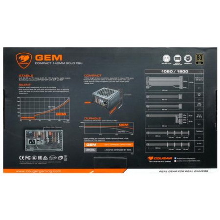 Блок питания Cougar GEM 1200  черный